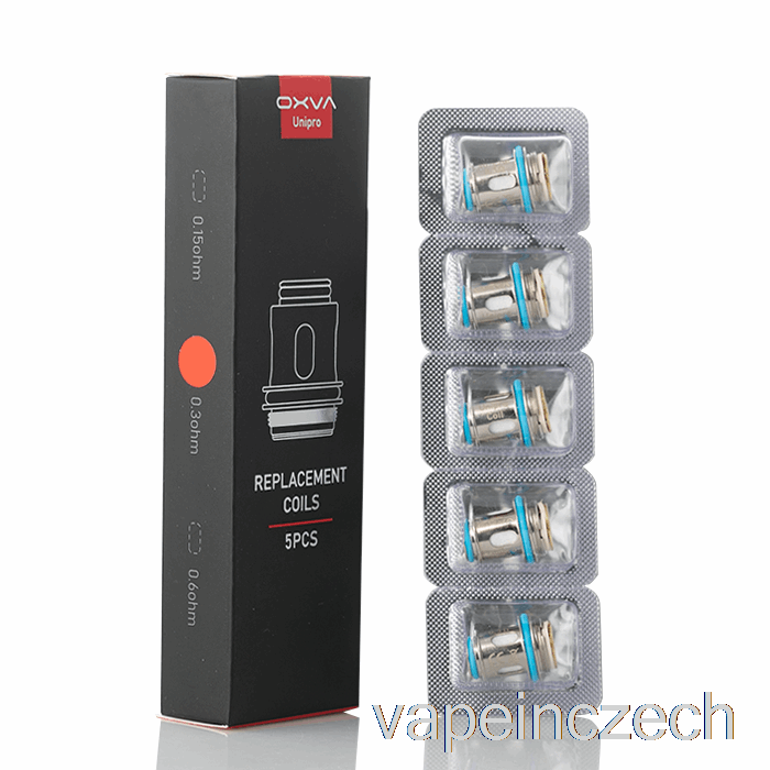 Oxva Unipro Náhradní Cívky 0,3ohm Unipro Coils Vape Pero